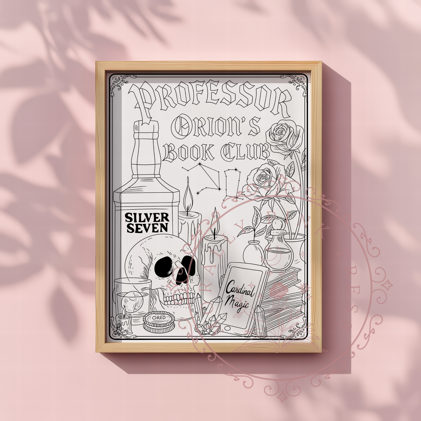 A1 Zodiac Academy Collection Colorable Poster Prints