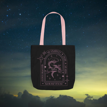 A0 Rydikins Collection Pink Canvas Tote Bag