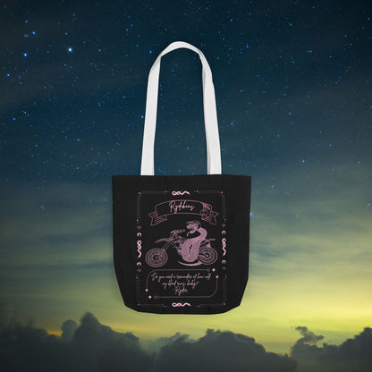 A0 Rydikins Collection Pink Canvas Tote Bag