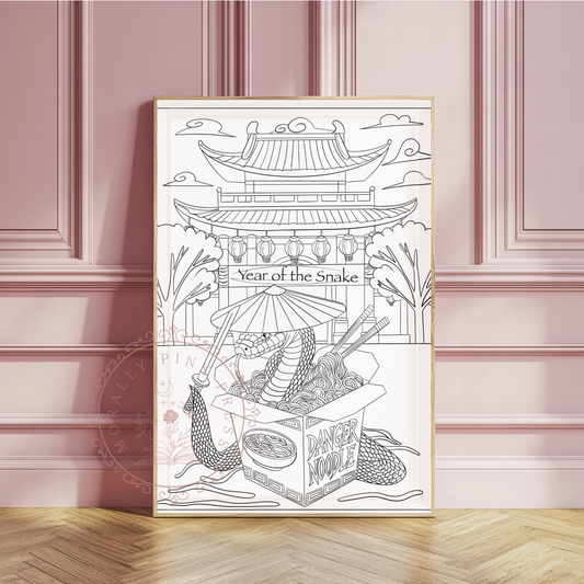 A2 Rydikins Collection |  Ruthless Boys of the Zodiac Colorable Poster Prints