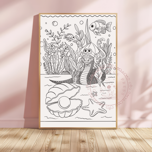 A15 Rydikins Collection |  Ruthless Boys of the Zodiac Colorable Poster Prints