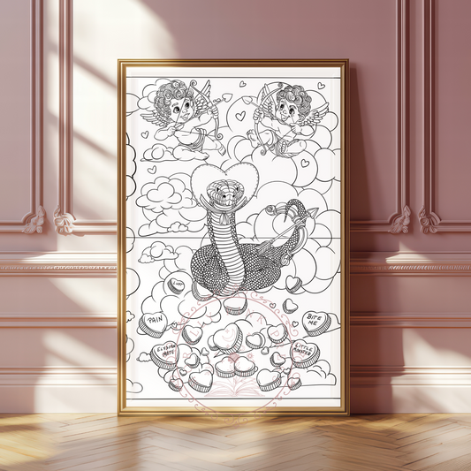 A14 Rydikins Collection |  Ruthless Boys of the Zodiac Colorable Poster Prints