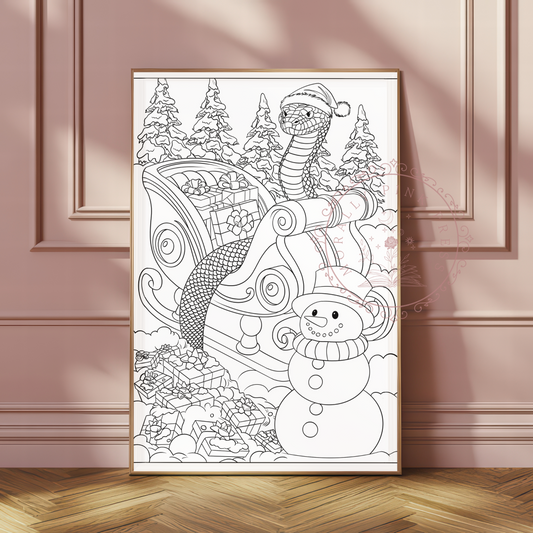 A11 Rydikins Collection |  Ruthless Boys of the Zodiac Colorable Poster Prints