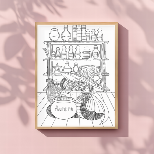 A7 Rydikins Collection |  Ruthless Boys of the Zodiac Colorable Poster Prints