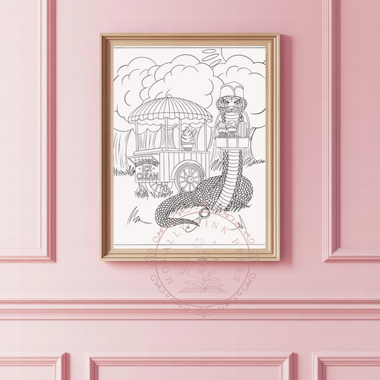 A6 Rydikins Collection |  Ruthless Boys of the Zodiac Colorable Poster Prints