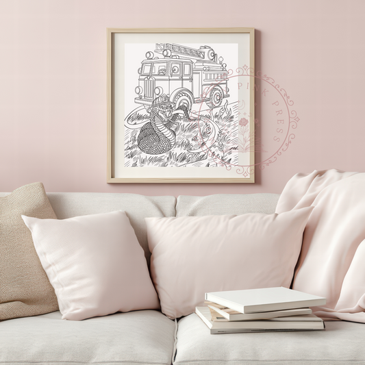 A9 Rydikins Collection |  Ruthless Boys of the Zodiac Colorable Poster Prints