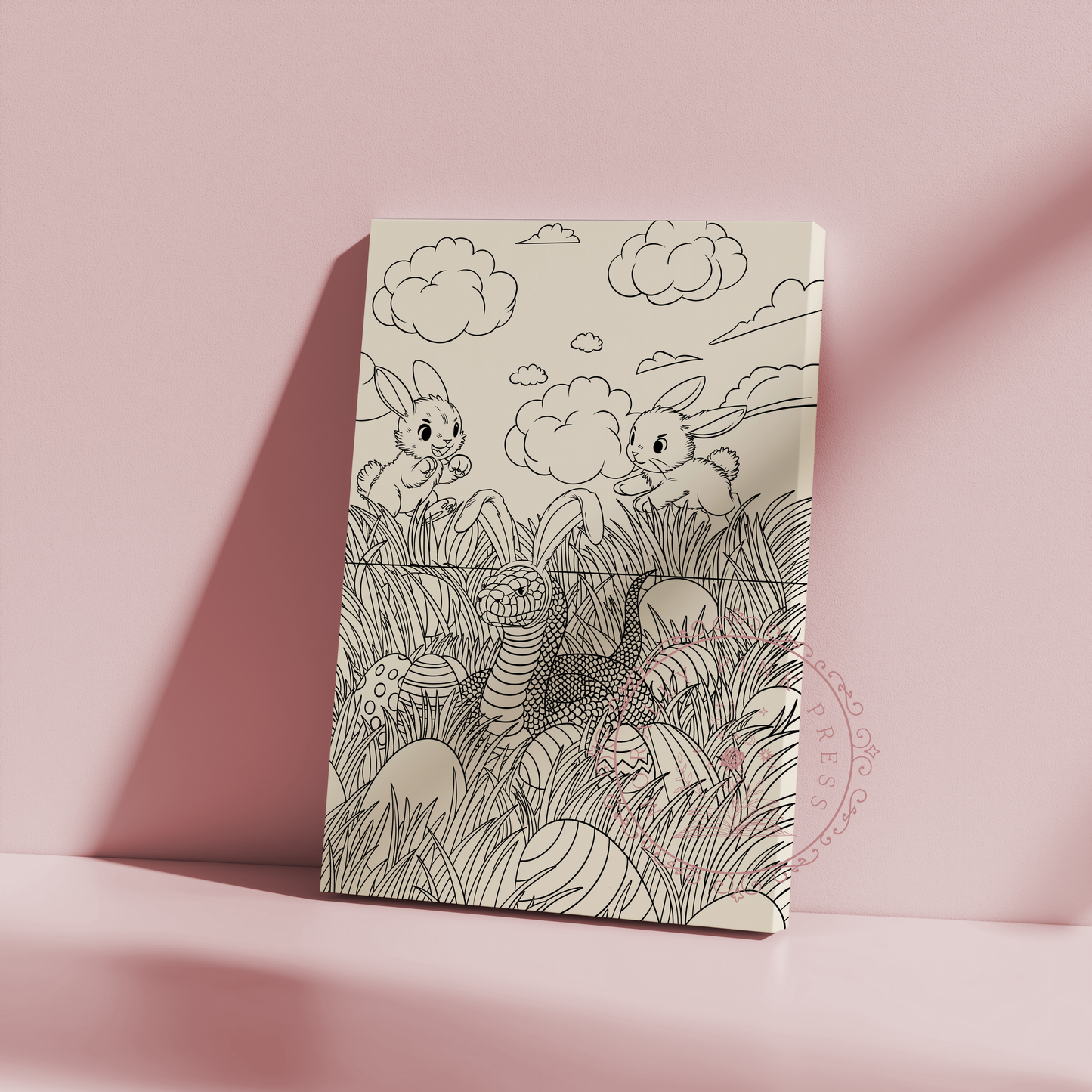 A4 Rydikins Collection |  Ruthless Boys of the Zodiac Colorable Canvas