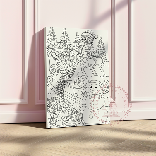 A11 Rydikins Collection |  Ruthless Boys of the Zodiac Colorable Canvas