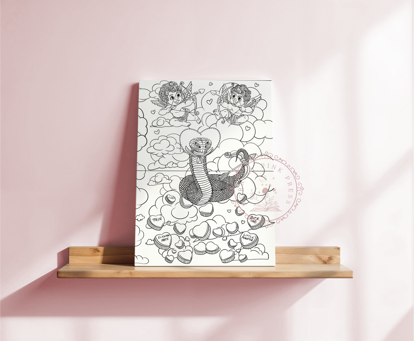 A14 Rydikins Collection |  Ruthless Boys of the Zodiac Colorable Canvas