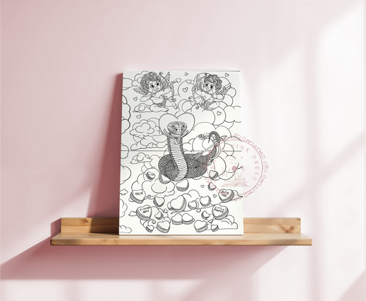 A14 Rydikins Collection |  Ruthless Boys of the Zodiac Colorable Canvas