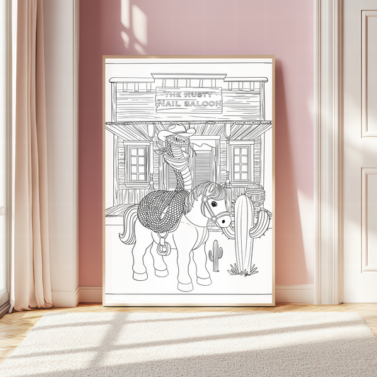 A12 Rydikins Collection |  Ruthless Boys of the Zodiac Colorable Poster Prints5