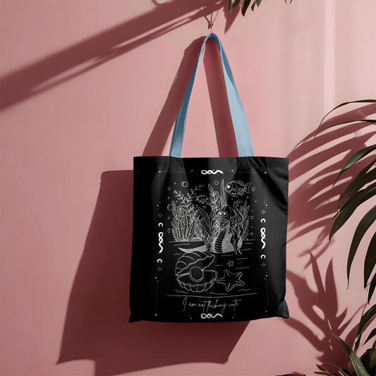 Rydikins Collection Black Canvas Tote Bag