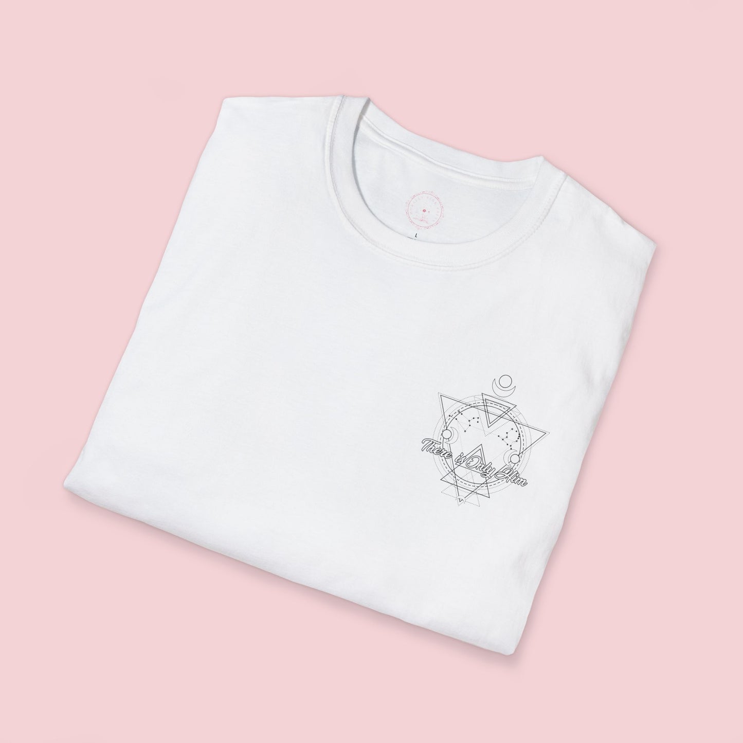 Unisex Softstyle T-Shirt with Cosmic Design, Astrology Lover Gift, Boho Tee for Men and Women, Festival Shirt, Birthday Present