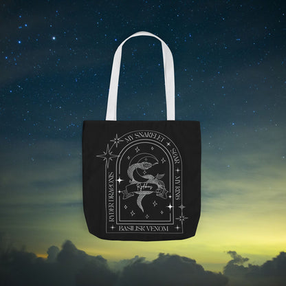 Rydikins Collection Black Canvas Tote Bag