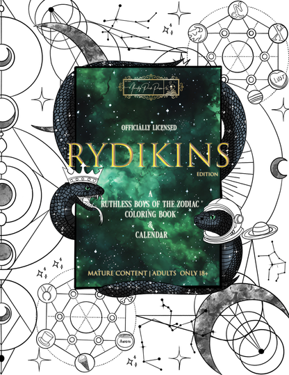 Rydikins Edition | A Ruthless Boys Of The Zodiac Coloring Book & Calendar