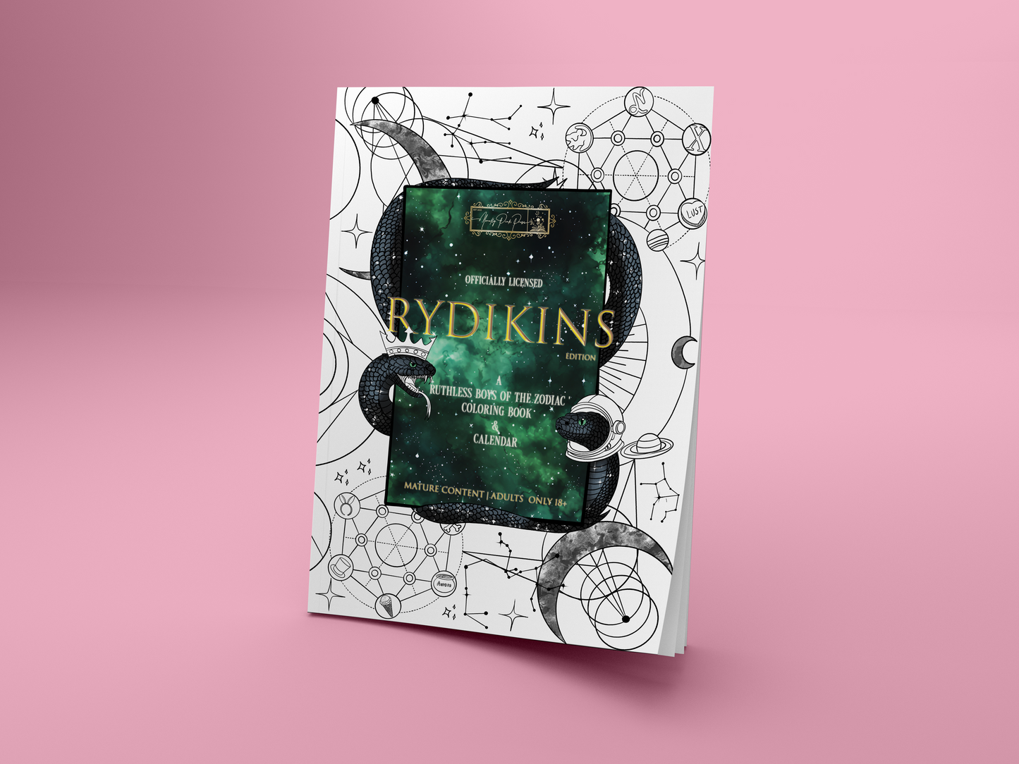Rydikins Edition | A Ruthless Boys Of The Zodiac Coloring Book & Calendar
