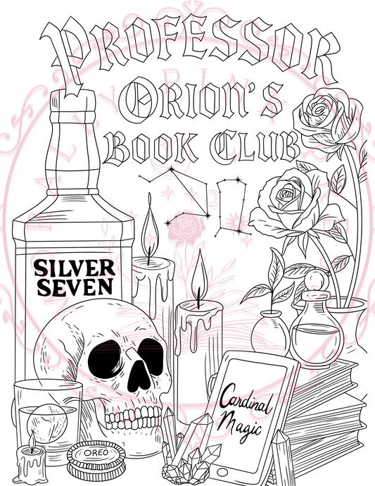 Professor Orion's Colorable Poster Digital Download