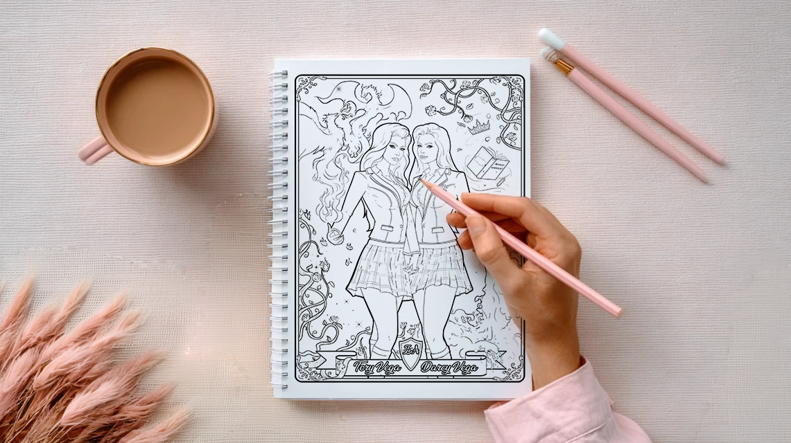 The Lovers Edition | A Solaria Universe Coloring Book