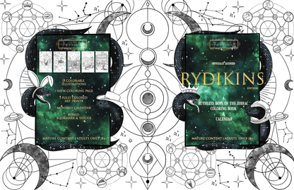 Rydikins Edition | A Ruthless Boys Of The Zodiac Coloring Book & Calendar
