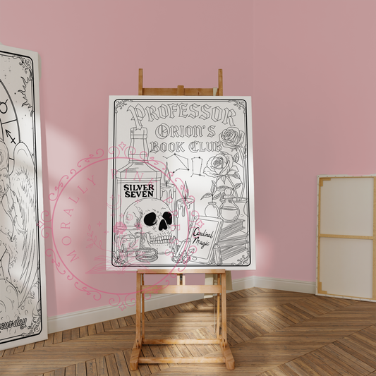 A1 Zodiac Academy Collection Colorable Canvas
